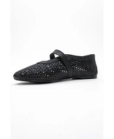 Forever & Always Shoes Mirella Braided Leather Ballet Flats (Women)