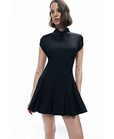 Nocturne Women's Pleated Mini Dress