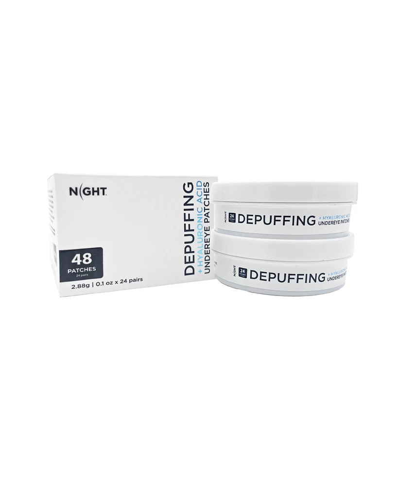 Night Depuffing Hyaluronic Acid Undereye Patches 48-Pack