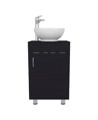 Vicksburg Bathroom Vanity, 1 Door, 4 Legs, White