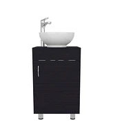 Vicksburg Bathroom Vanity, 1 Door, 4 Legs, White