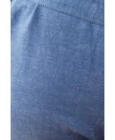 Ingrid + Isabel Maternity Chambray Button Down Midi Dress