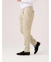 Koy Clothing Men's Linen Wool Silk Blend Trousers