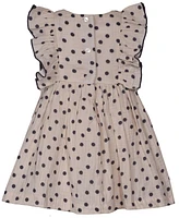 Bonnie Baby Girls Polka Dot Smocked Dress
