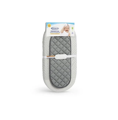 Graco Premium Oval Contoured Changing Pad with Bonus Cover and Water