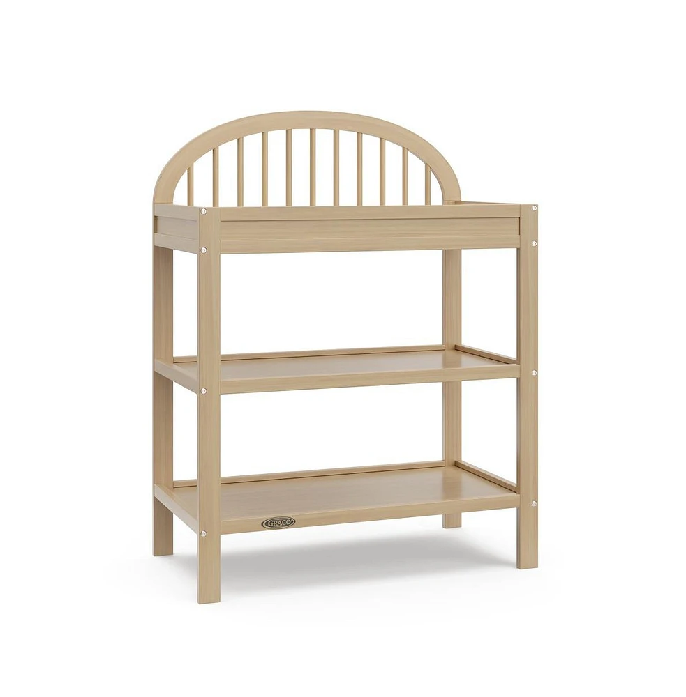 Graco Olivia Changing Table with Water-Resistant Changing Pad (Driftwood)