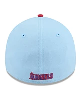 New Era Men's Light Blue/Red Los Angeles Angels 2025 Fourth of July 39THIRTY Flex Hat