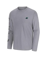 Tommy Bahama Men's Gray Carolina Panthers Oasis Endzone Lux Long Sleeve T-Shirt