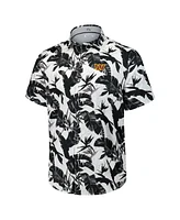 Tommy Bahama Men's Black Washington Commanders Sunnyvale Blooms Camp Button-Up Shirt