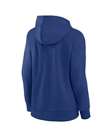 Fanatics Women's Blue Edmonton Oilers Authentic Pro Core Primary Fleece Pullover Hoodie