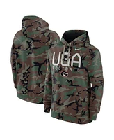 Nike Men's Camo Georgia Bulldogs 2024 Military Appreciation Club Fleece Pullover Hoodie