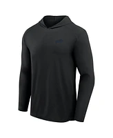 Fanatics Men's Black Buffalo Bills Front Office Power Mono Long Sleeve Hoodie T-Shirt