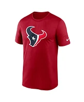 Nike Men's Red Houston Texans Primetime Legend Logo Performance T-Shirt