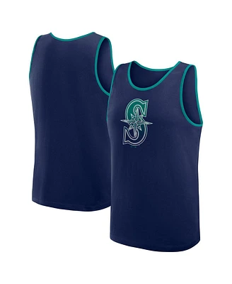 Logo Athletic Men's Navy Seattle Mariners Unmatched Success Tank Top