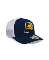New Era Men's Navy/White Indiana Pacers 9SEVENTY Stretch-Snap Trucker Hat