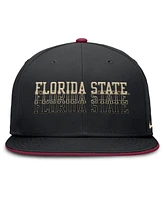 Nike Men's Black Florida State Seminoles True Primetime Performance Fitted Hat