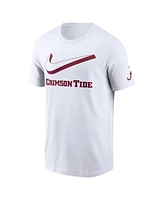 Nike Men's White Alabama Crimson Tide Primetime 2-Hit Swoosh T-Shirt