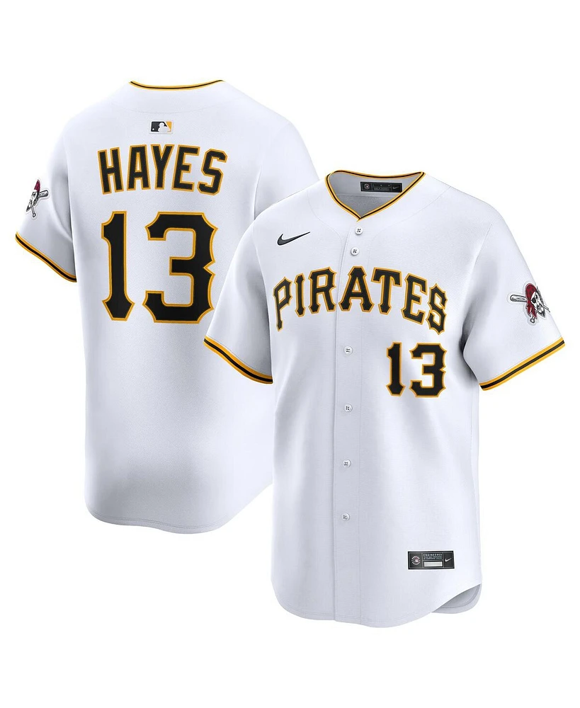 Nike Men's Ke'Bryan Hayes White Pittsburgh Pirates Home Limited Player Jersey