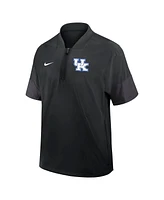 Nike Men's Black Kentucky Wildcats 2025 Sideline Coaches Lightweight Short Sleeve Jacket