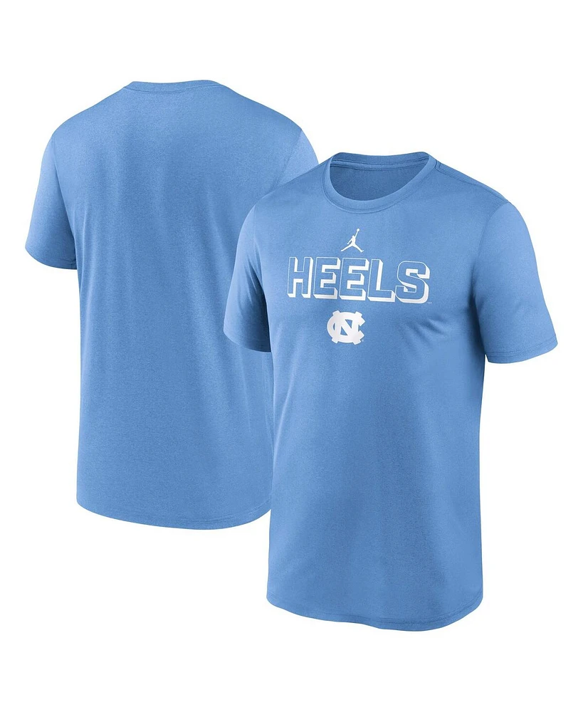 Jordan Men's Carolina Blue North Tar Heels 2025 Sideline Legend Performance T-Shirt