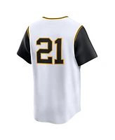 Nike Men's Roberto Clemente White Pittsburgh Pirates Cooperstown Collection Limited Jersey