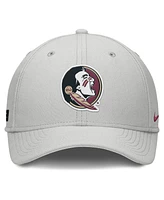 Nike Men's Gray Florida State Seminoles Rise Practice Performance Adjustable Hat