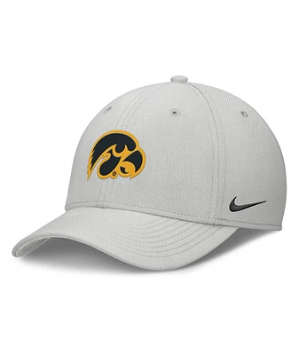 Nike Men's Gray Iowa Hawkeyes Rise Practice Performance Adjustable Hat