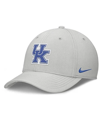 Nike Men's Gray Kentucky Wildcats Rise Practice Performance Adjustable Hat