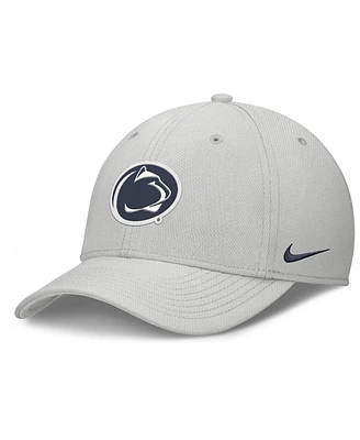 Nike Men's Gray Penn State Nittany Lions Rise Practice Performance Adjustable Hat