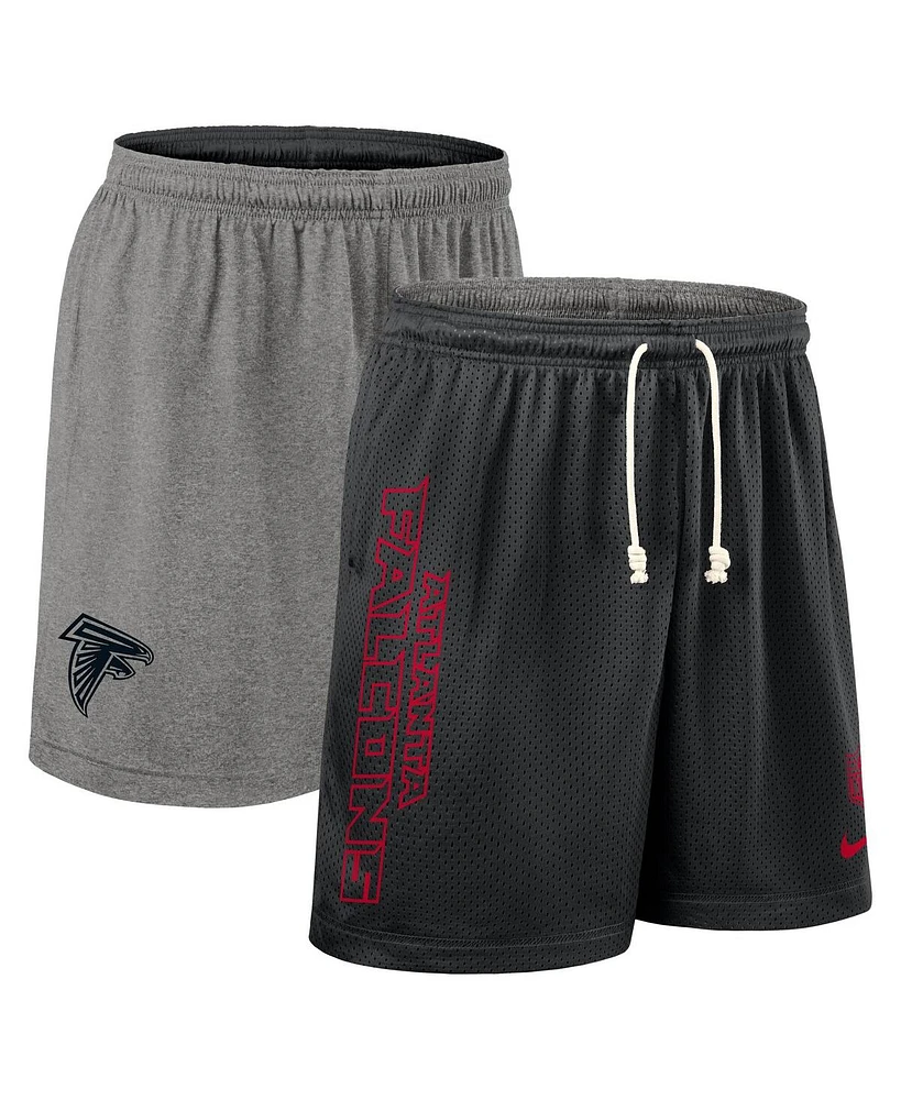 Nike Men's Black Atlanta Falcons Sideline Reversible Performance Shorts