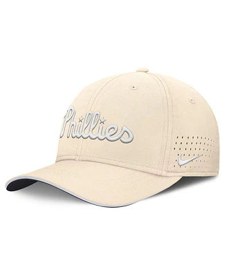 Nike Men's Cream Philadelphia Phillies Rise Performance Flex Hat