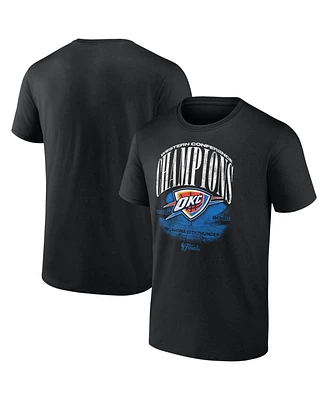 Fanatics Men's Black Oklahoma City Thunder 2025 Western Conference Champions Box Out T-Shirt