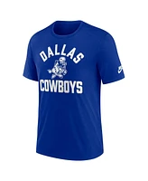 Nike Men's Royal Dallas Cowboys Favorable Timeline Tri-Blend T-Shirt