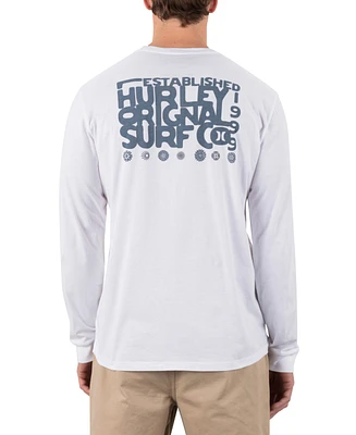 Hurley Men's Solar Cycles Long Sleeve T-Shirt