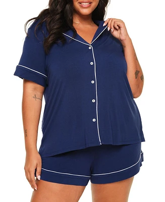 Adore Me Plus Jane Short Pajama Set