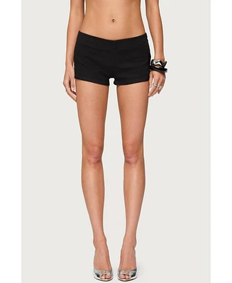 Edikted Women's Dinah Denim Micro Shorts