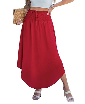 Cupshe Women's Cherry Bloom Skirt