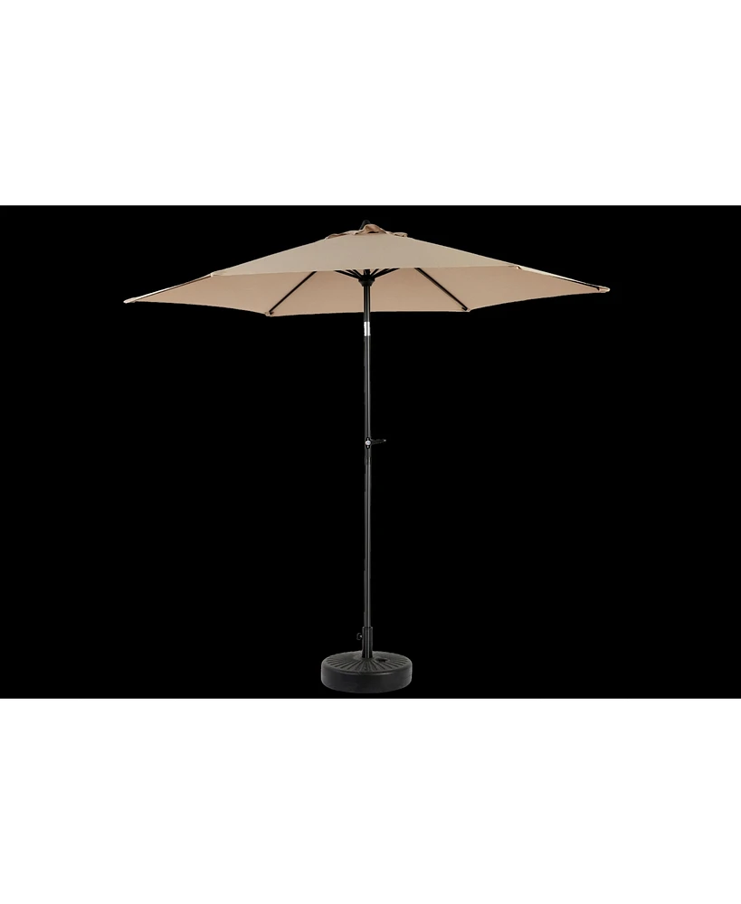 Flynama 9FT Outdoor Patio Table Umbrella with Push Button Tilt and Crank