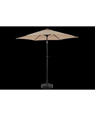 Flynama 9FT Outdoor Patio Table Umbrella with Push Button Tilt and Crank