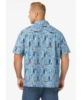 KingSize Men's The No-Tuck Casual Short Sleeve Shirt
