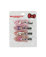 Hello Kitty & Friends 4-Piece No-Crimp Hair Clips Set