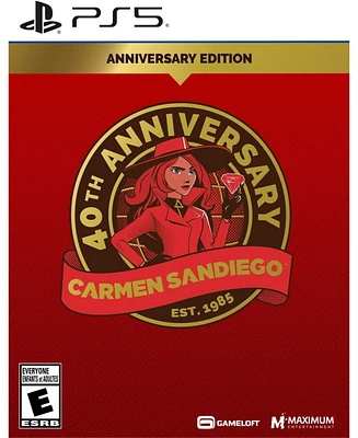 Maximum Gaming Carmen Sandiego 40th Anniversary Edition for Playstation 5