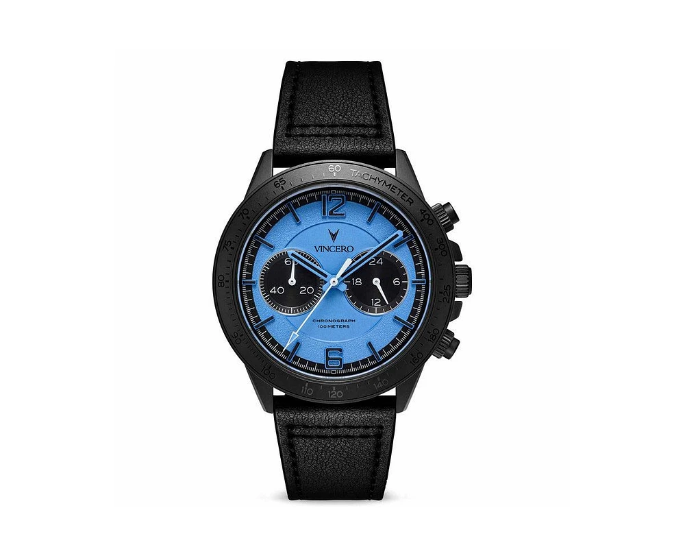 Vincero Apex Limited Edition - Blue Phantom - Men's 42mm Mecha-Quartz Watch