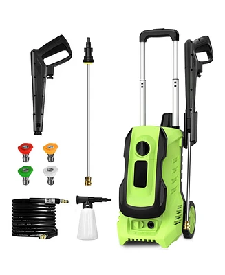 Sugift 4000 Psi 2.6 Gpm Cold Water Electric Pressure Washer with 5 Quick-Connect Nozzles