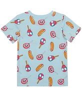 Spider-Man Toddler Boys 2-Piece Crewneck T-Shirt and Shorts Set