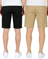 Galaxy By Harvic Men's 2-Pack Flex Stretch Chino Shorts