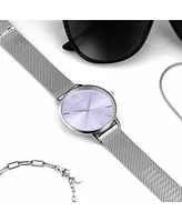 Vincero Women's Eros Limited Release Watch with Mesh Stainless Steel Strap and Mineral Crystal