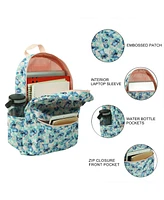 Disney s Stitch All-Over Print Adult 16.5” Nylon Adult Travel Backpack