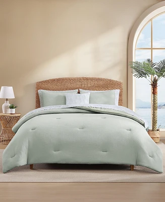 Tommy Bahama Seersucker Solid 8-Pc. Comforter Set