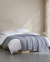 Calvin Klein Fine Weave Throw, 70" x 60"